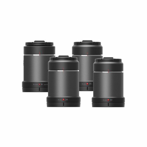 DJI lens kit. 24, 35, 50, 75