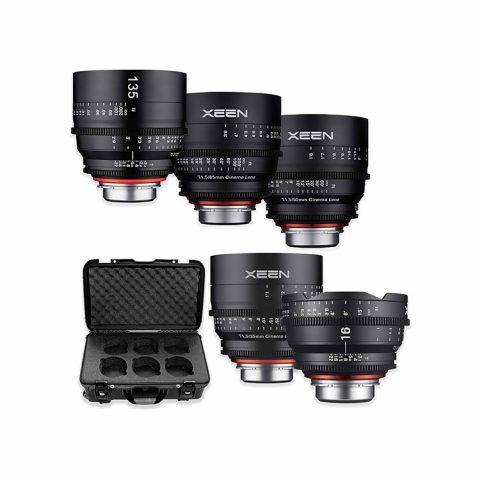 Xeen Lens kit. 16, 35, 85, 135. T1.5–2.6
